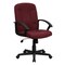 Flash Furniture 40.5" Burgundy Mid-Back Executive Swivel Office Chair with Arms